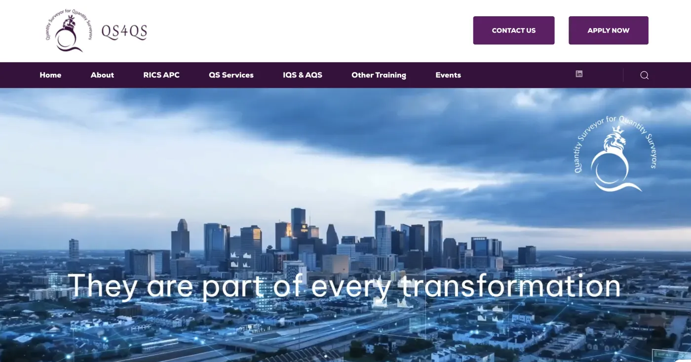 QS4QS website by Mersey Web Design