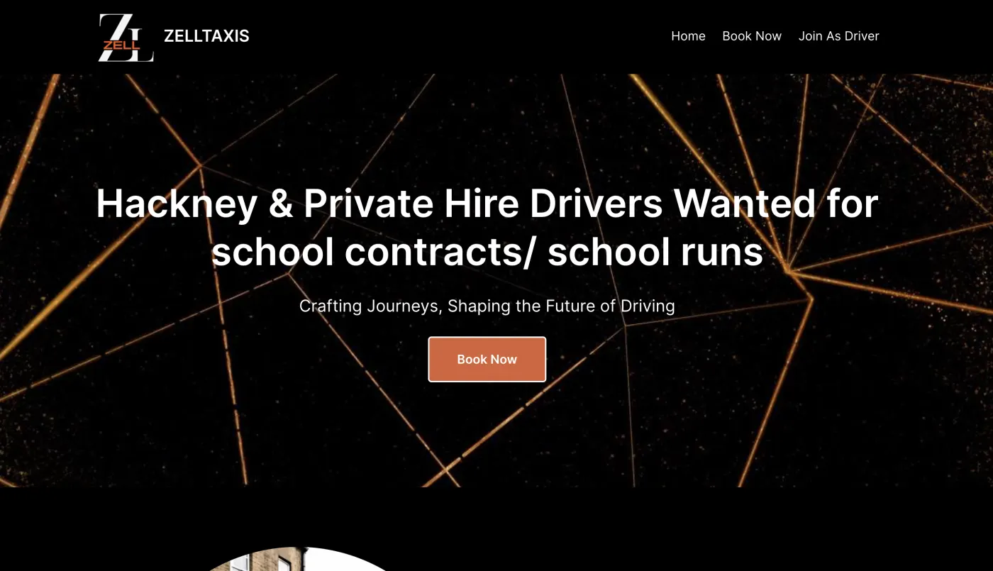 Zell Taxis website by Mersey Web Design